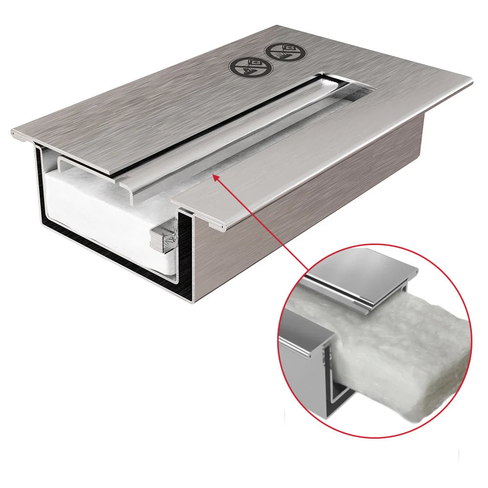 Freistehender Bioethanolkamin India Mini TÜV schwarz