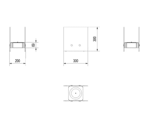 Freistehender Bioethanolkamin Nest