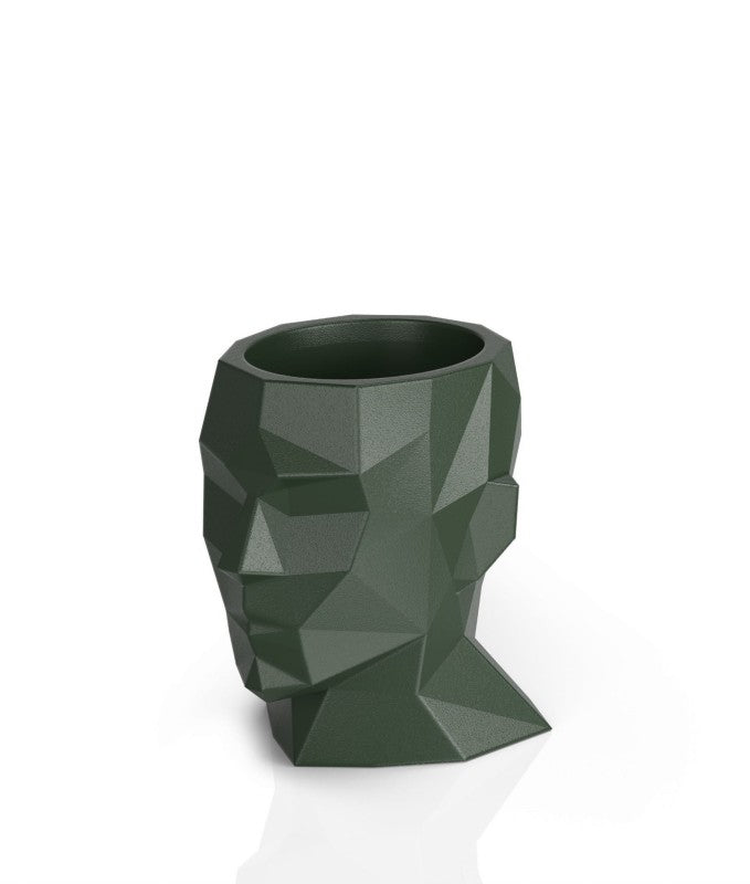 Design-Blumentopf Kopf Adonis 40 cm mit Innenboden