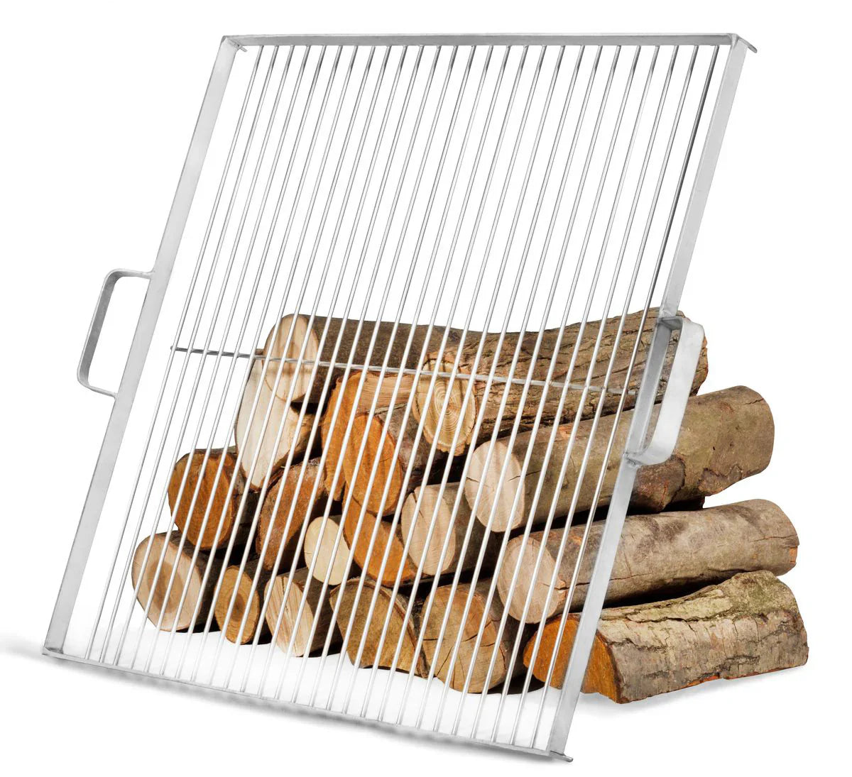 Grillrost aus Edelstahl 50x50 cm für Feuerschale 70 cm
