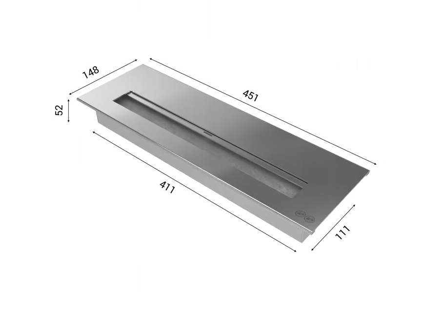 Portal Bioethanolkamin NOVEMBER TÜV schwarz
