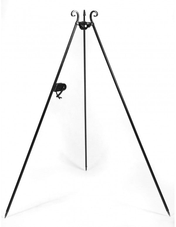 Dreibein 180 cm mit Edelstahltopf 14 l + Kurbel