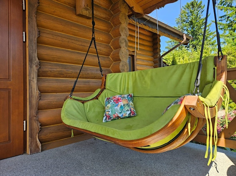 Fly-Two Zweisitzer – der exklusive Schaukelsessel aus Holz