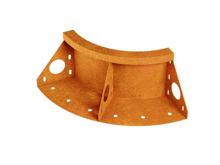 Cortenstahl-Rasenkante Border 90R250 W