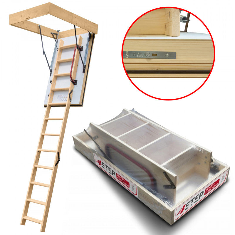 Dachbodentreppe 76mm Orginal 4STEP Extreme-0,55 W/m2K