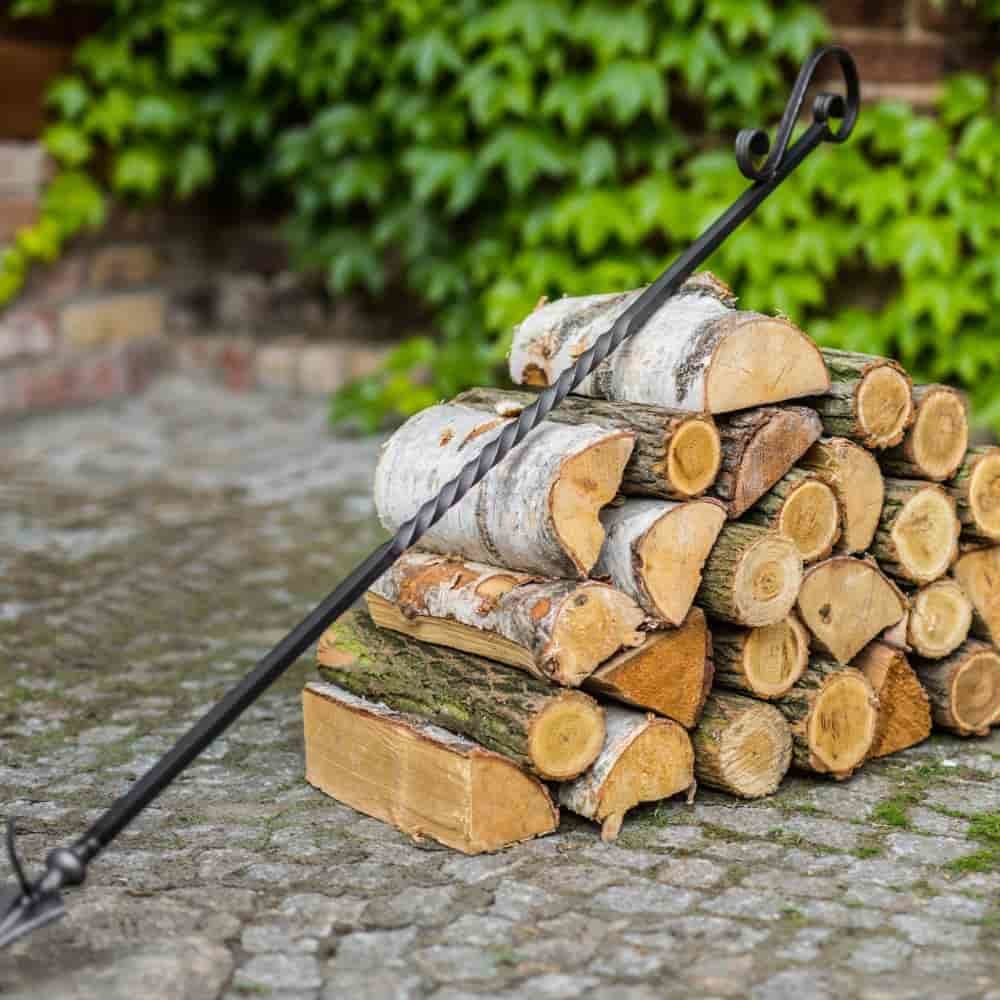 Schürhaken für Feuerschale und Funkenfang