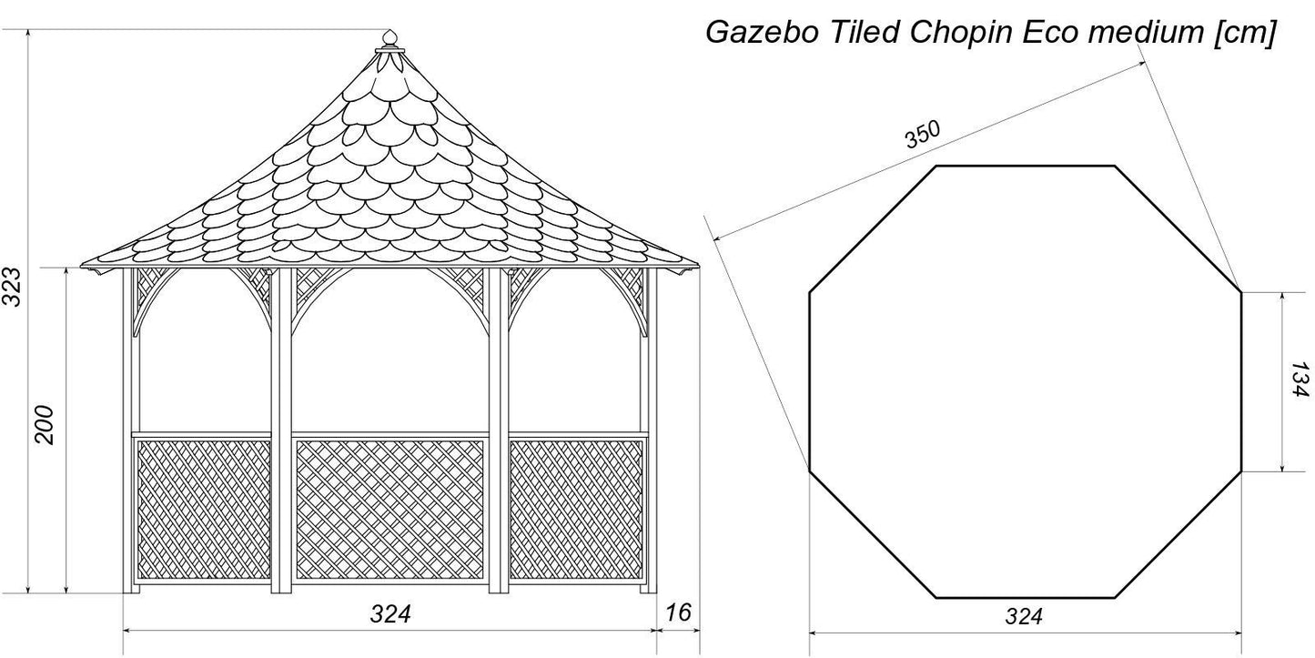 Gartenpavillon aus Holz Chemnitz