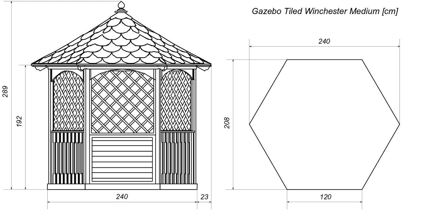 Gartenpavillon aus Holz Wiesbaden