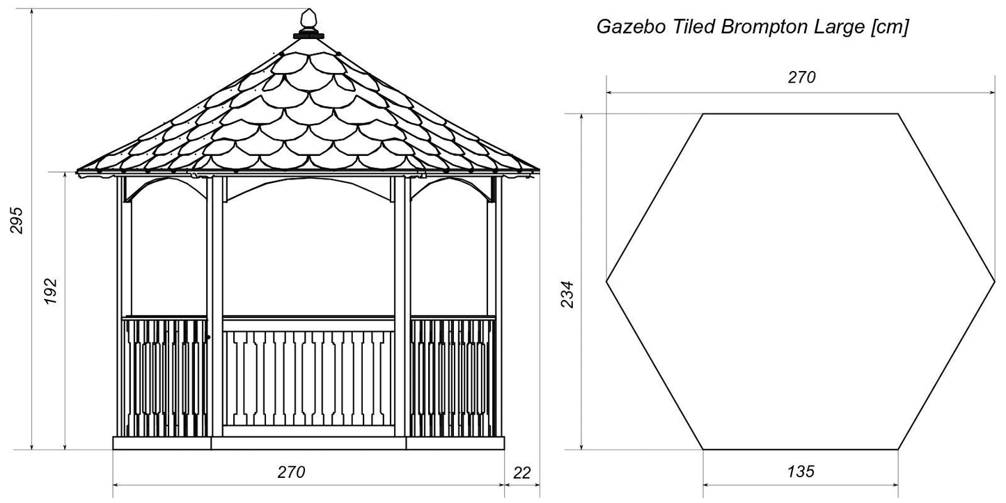 Gartenlaube aus Holz Bonn