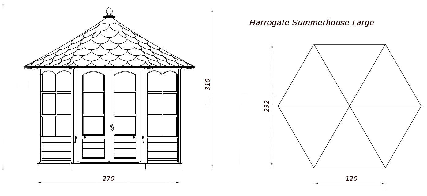 Gartenlaube aus Holz Hamburg