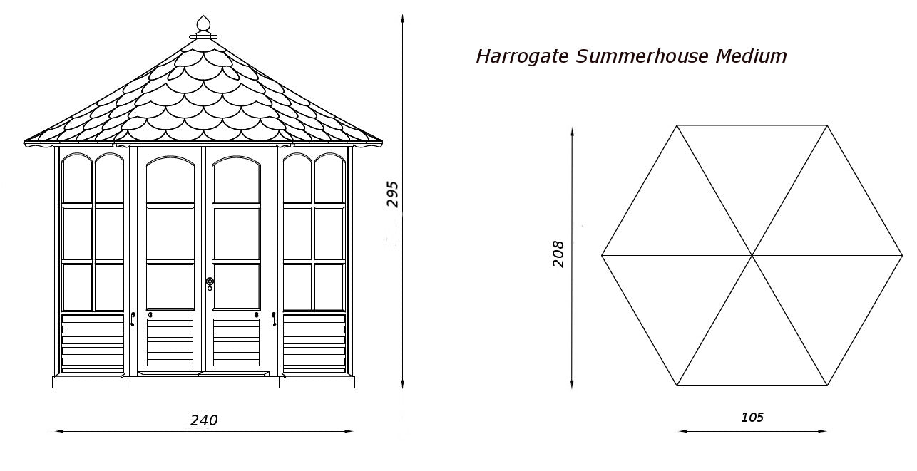 Gartenlaube aus Holz Hamburg