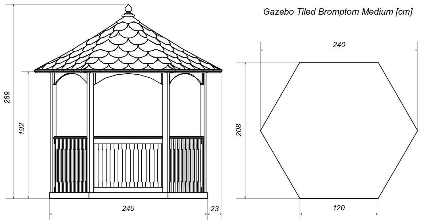 Gartenlaube aus Holz Bonn