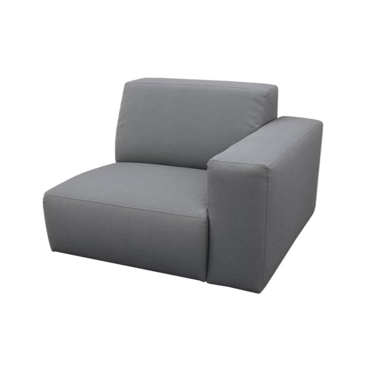 Modulares Outdoor-Möbelstück ELITE Element mit Armlehne – 100B