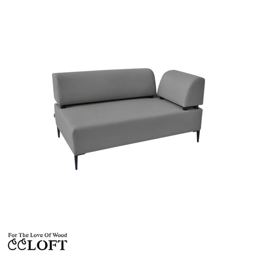 Modulares Outdoor PORTO Element mit Armlehne 2B