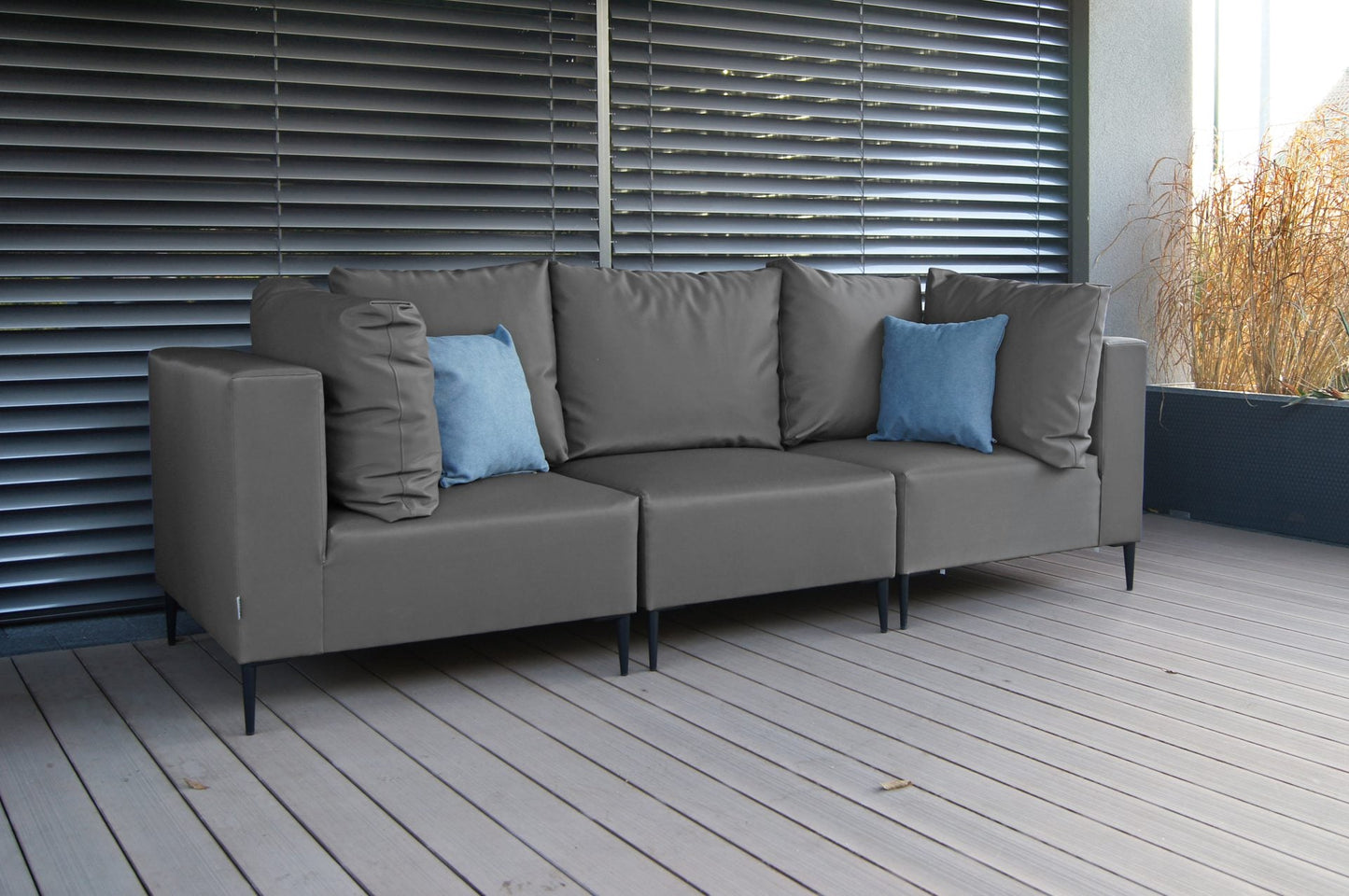 3 Sitzer Sofa A+1+A Gozo Modulare Wetterfest Gartenmöbel