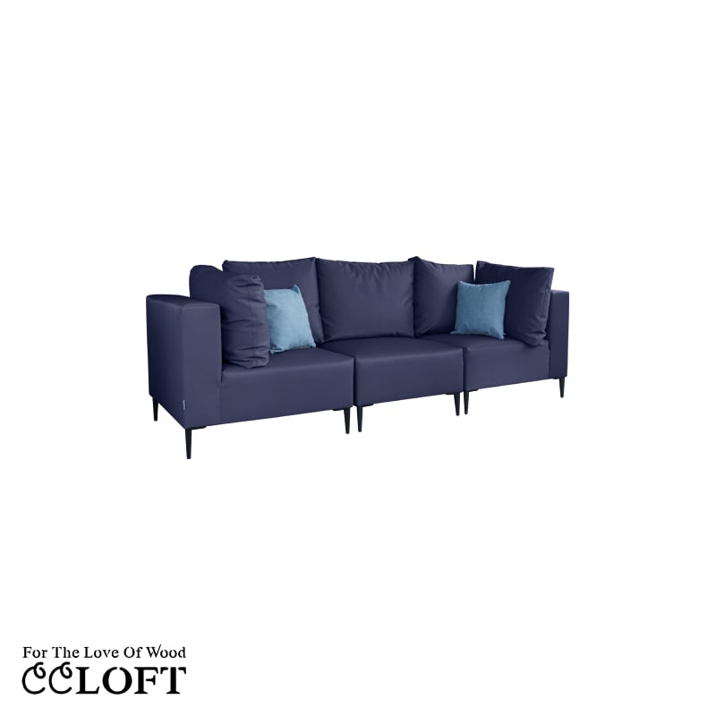 3 Sitzer Sofa A+1+A Gozo Modulare Wetterfest Gartenmöbel