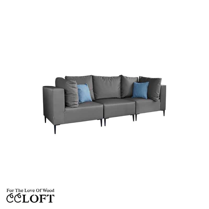 3 Sitzer Sofa A+1+A Gozo Modulare Wetterfest Gartenmöbel