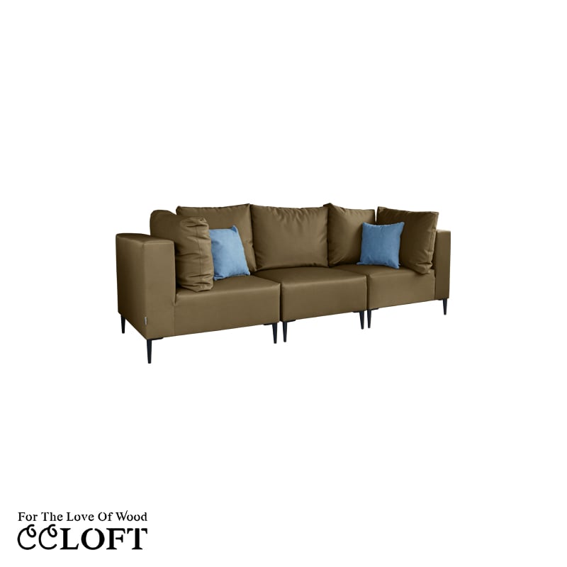 3 Sitzer Sofa A+1+A Gozo Modulare Wetterfest Gartenmöbel