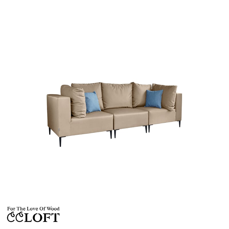 3 Sitzer Sofa A+1+A Gozo Modulare Wetterfest Gartenmöbel