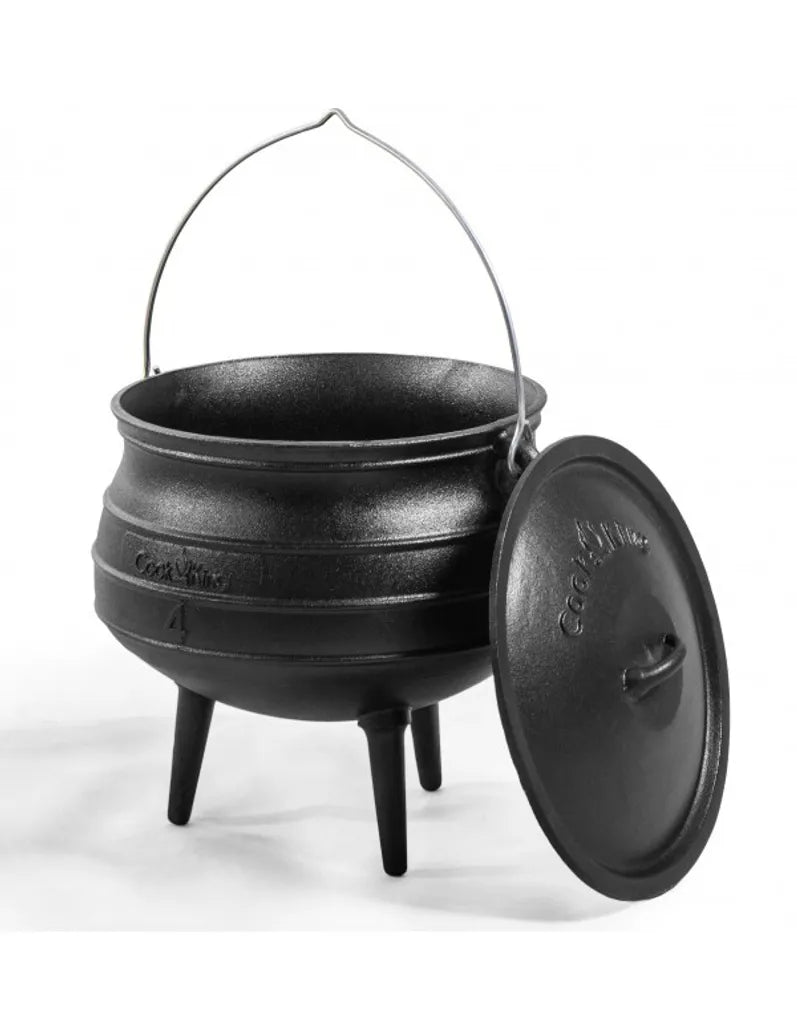 Dreibein 180 cm mit Afrikanischer Gusseisenkessel 9 l