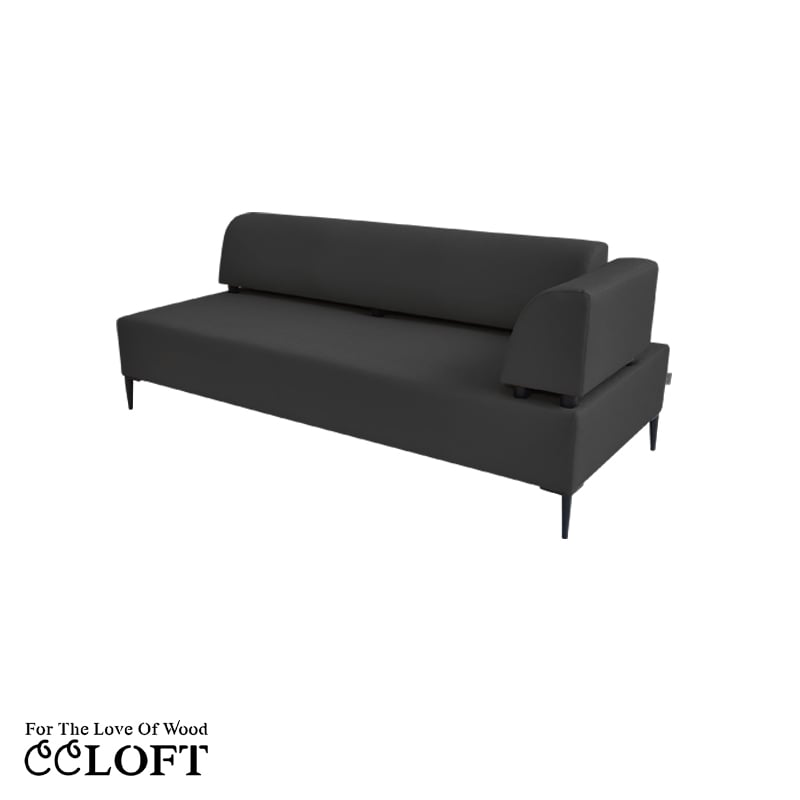 Modulares Outdoor PORTO Element mit Armlehne 3B