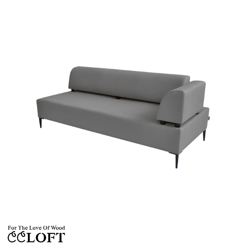 Modulares Outdoor PORTO Element mit Armlehne 3B