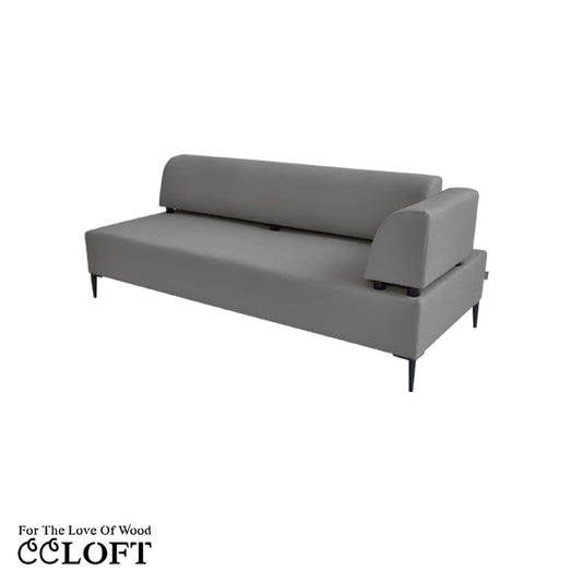 Modulares Outdoor PORTO Element mit Armlehne 3B
