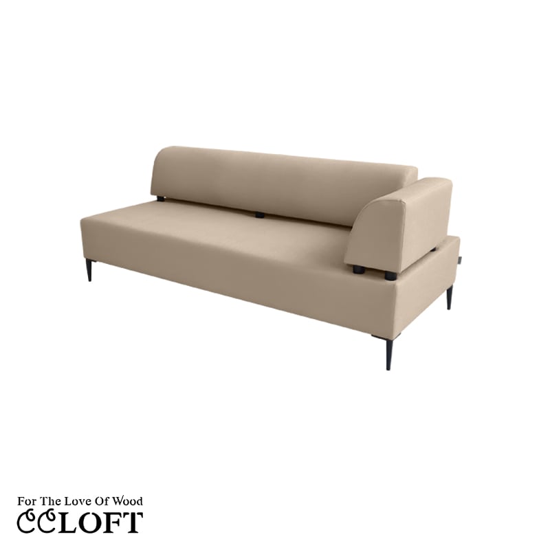 Modulares Outdoor PORTO Element mit Armlehne 3B