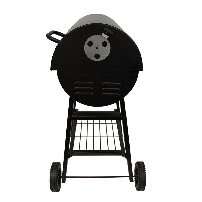 Holzkohle-Grill „Halbtonne“ mit Grillrost 59,5 × 29 cm