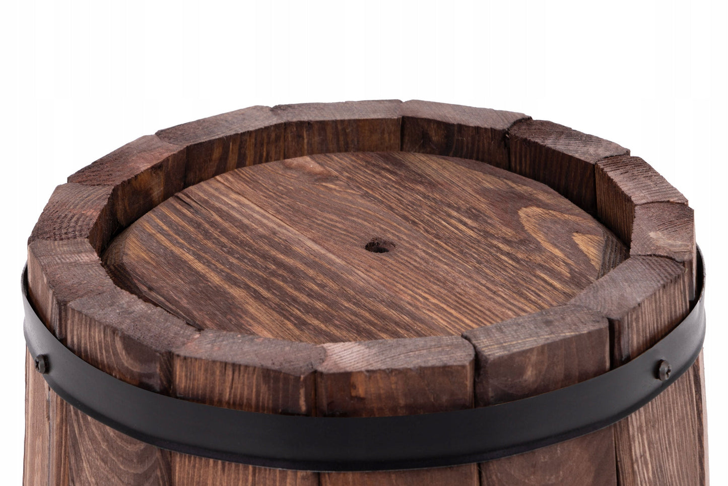 HOLZPFLANZKÜBEL 28XH17 NIEDRIG FARBE NUSSBAUM
