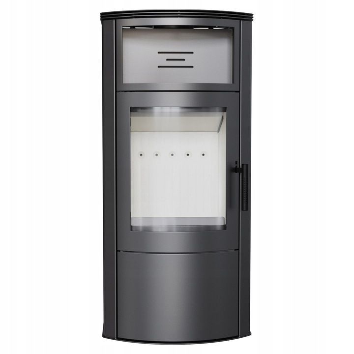 Kaminofen aus stahl KRATKI TITAN Ø 150 11 kW mit Türfeder