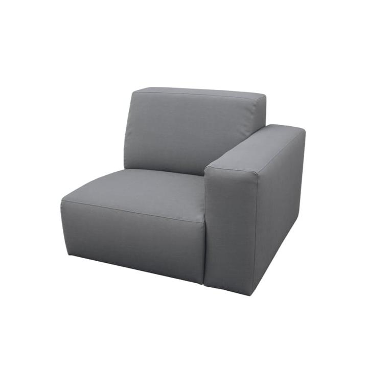 Modulares Outdoor-Möbelstück ELITE Element mit Armlehne – 80B