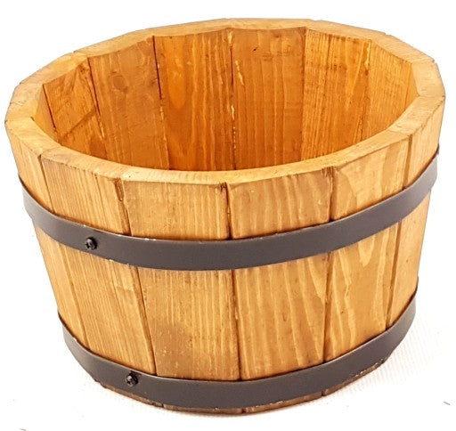 HOLZPFLANZKÜBEL 28XH17 NIEDRIG FARBE EICHE