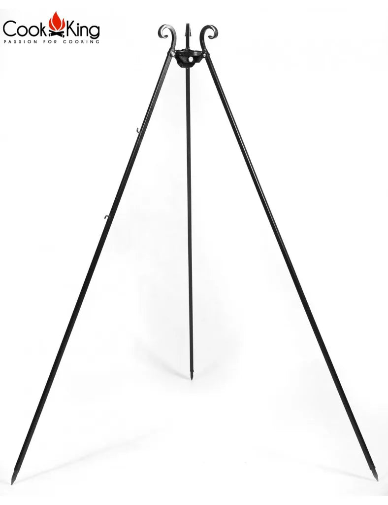 Dreibein 180 cm mit Afrikanischer Gusseisenkessel 9 l