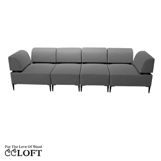 Modulares Outdoor PORTO Set A+1+1+A – 4-Sitzer Sofa