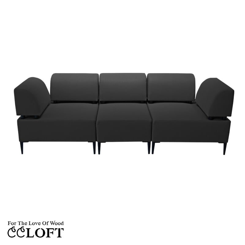 Modulares Outdoor PORTO Set A+1+A – 3-Sitzer Sofa