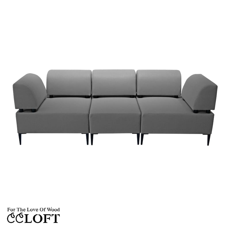 Modulares Outdoor PORTO Set A+1+A – 3-Sitzer Sofa