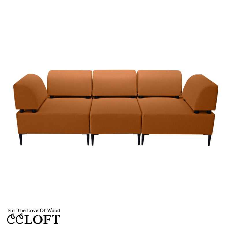 Modulares Outdoor PORTO Set A+1+A – 3-Sitzer Sofa