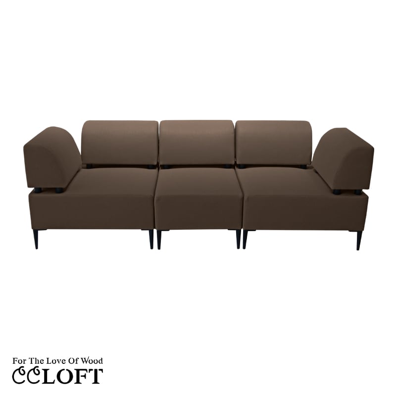Modulares Outdoor PORTO Set A+1+A – 3-Sitzer Sofa