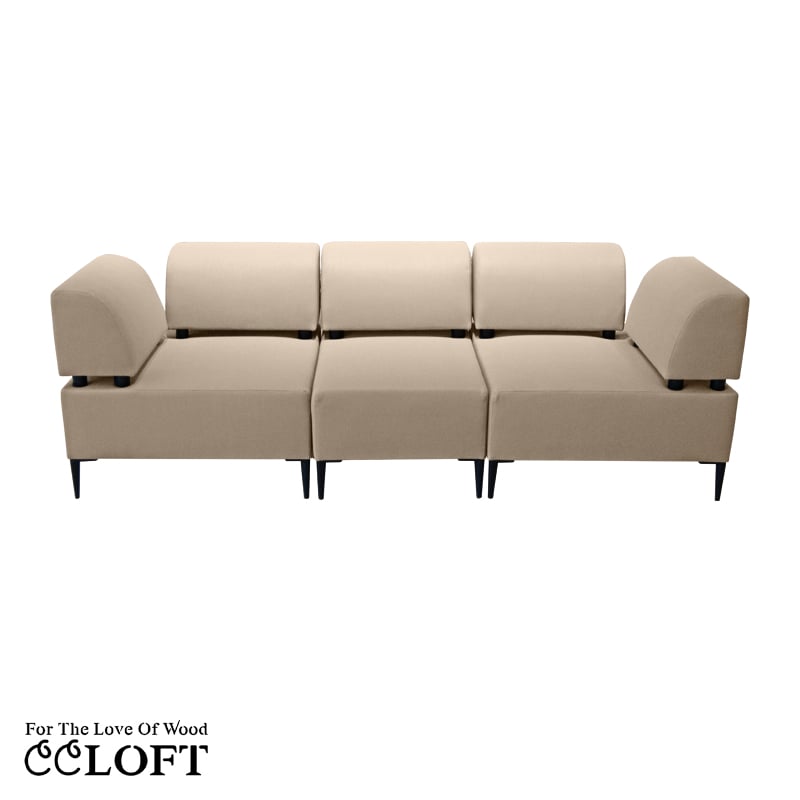 Modulares Outdoor PORTO Set A+1+A – 3-Sitzer Sofa