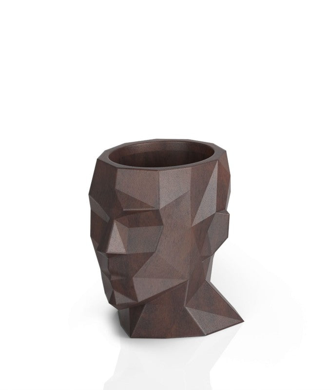 Design-Blumentopf Kopf Adonis 40 cm mit Innenboden
