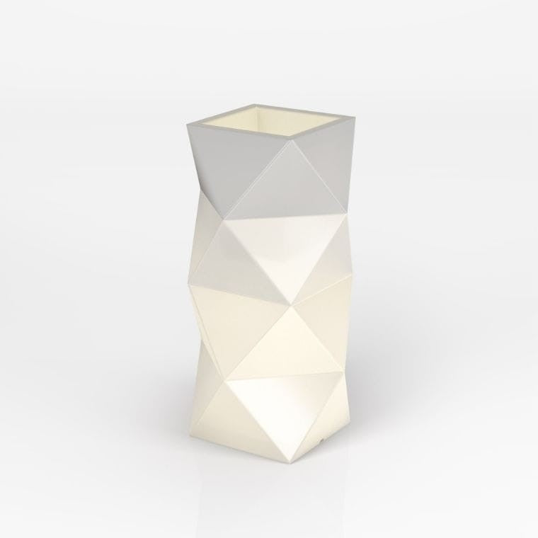 Beleuchtete LED-Design-Pflanzsäule Asti Light 78 cm – Warmweiß 3000K