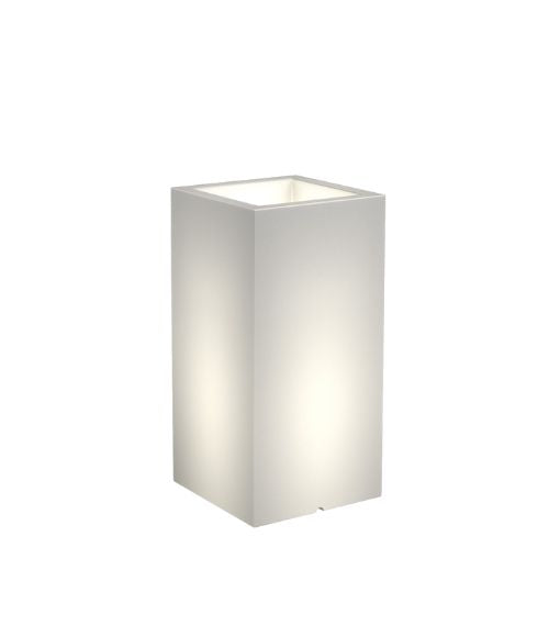 Beleuchteter hoher LED-Blumentopf Tower Pot Light 70 cm – Kaltweiß 6000K
