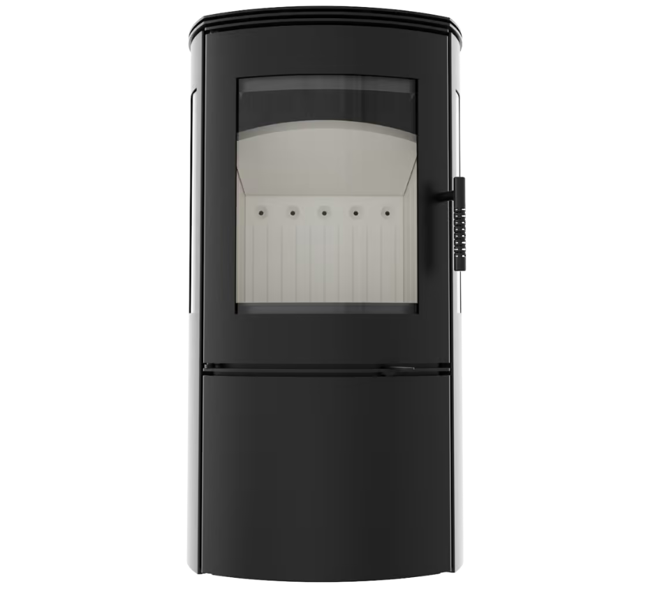Kaminofen aus stahl KRATKI FALCON VIEW Ø 150 10 kW