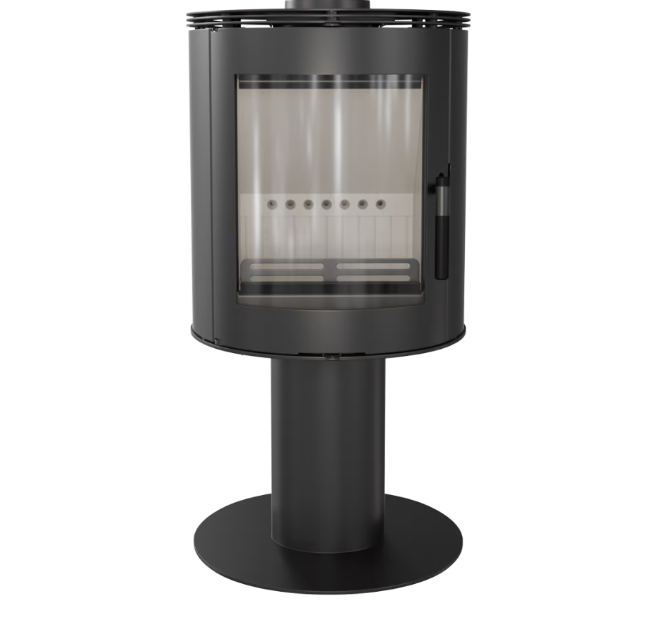 Kaminofen aus Stahl KRATKI ORBIT Ø 150 7 kW