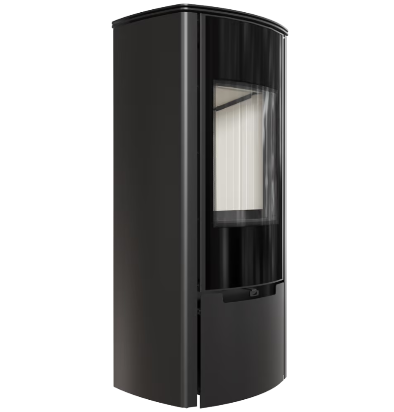 Kaminofen aus Stahl KRATKI ENYO-R Ø 150 8 kW