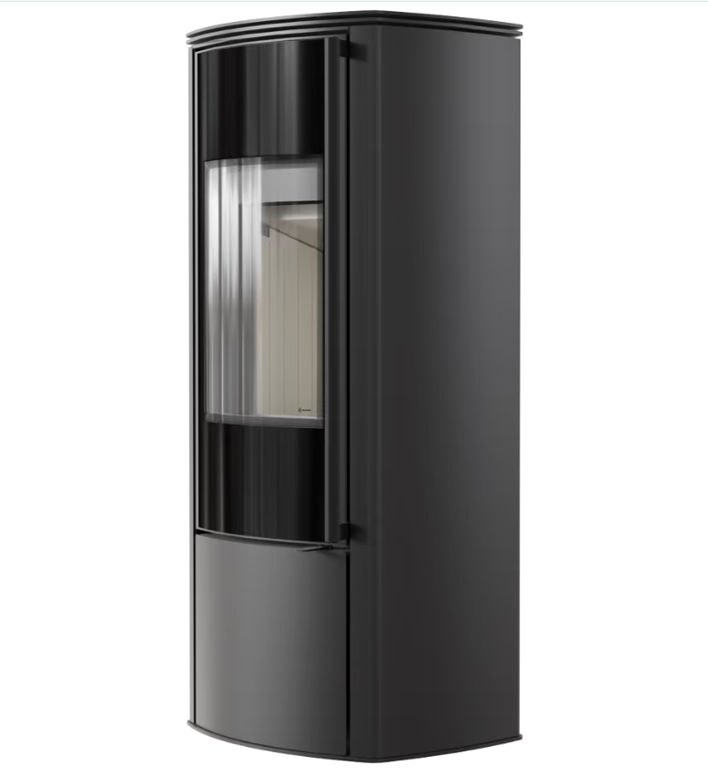 Freistehender Stahlofen Enyo R 5,5 kW Ø 100/150