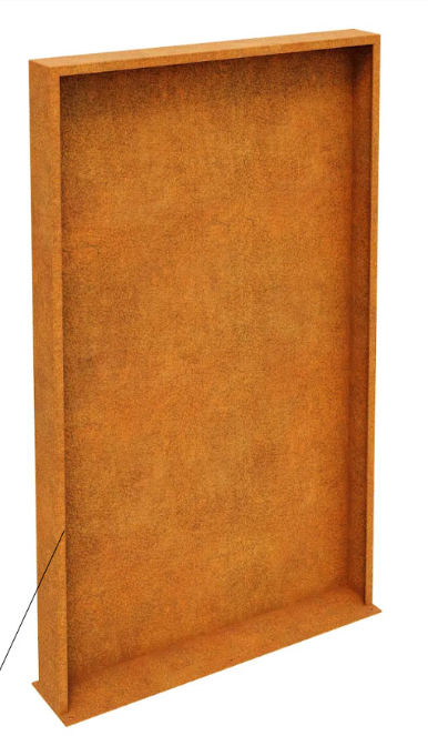 Panel Corten Muro A3