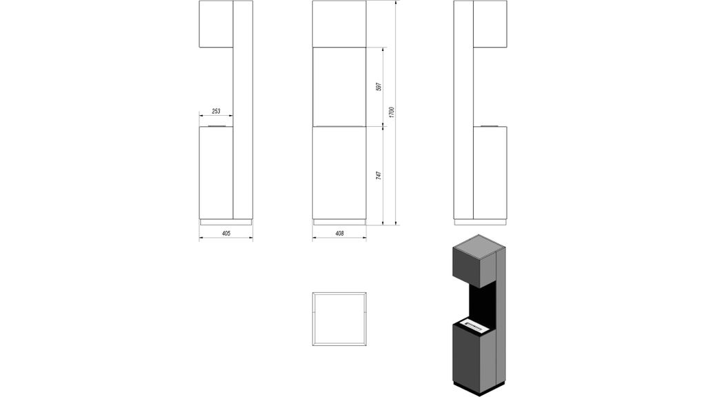 Portal Bioethanolkamin Sierra TÜV Set Weiß
