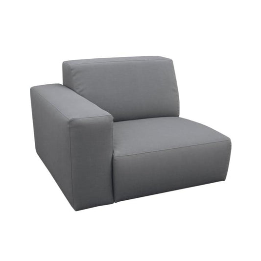 Modulares Outdoor-Möbelstück ELITE Element mit Armlehne – B100